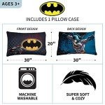 Batman Super Soft Microfiber Kids Pillowcase, 20x30