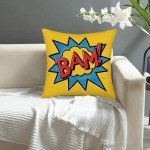 Batman Quote Throw Pillow Case - 18x18 Inches