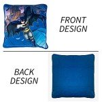 Batman Decorative Pillow Cover for Kids, 15"x15