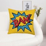 Batman Quote Throw Pillow Case - 18x18 Inches