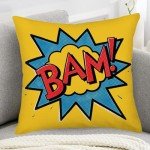 Batman Quote Throw Pillow Case - 18x18 Inches