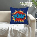 Batman Quote Throw Pillow Cover - 18x18 Inch