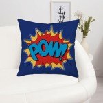 Batman Quote Throw Pillow Cover - 18x18 Inch