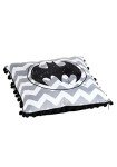 Batman Logo Black Pom Pom Pillow for Fun Decor
