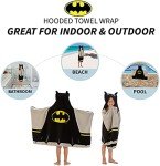 Batman Hooded Bath Wrap Towel for Kids