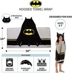 Batman Hooded Bath Wrap Towel for Kids