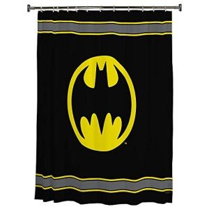 Batman Logo Microfiber Shower Curtain - 70" x 72