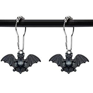Batman Shower Curtain Hooks Set of 12