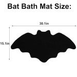 Batman Coffin Bath Mat - Spooky Home Decor