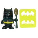 Batman Breakfast Set: Egg Cup, Spoon, Toast Cutter