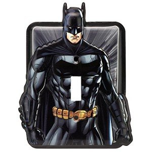 Batman Embossed Metal Wall Light Switch Plate