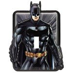 Batman Embossed Metal Wall Light Switch Plate