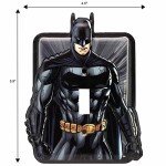 Batman Embossed Metal Wall Light Switch Plate