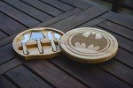 Batman Bat-Signal Cheese Board and Knife Set
