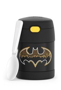 Batman Insulated Food Jar with Spoon, 10 Ounce