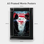 Batman vs Superman Framed 16" x 12" Autographed Poster
