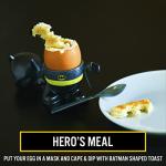 Batman Breakfast Set: Egg Cup, Spoon, Toast Cutter