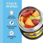 Batman Insulated Food Jar with Spoon, 10 Ounce