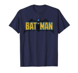 Batman Distressed Vintage Logo Graphic T-Shirt