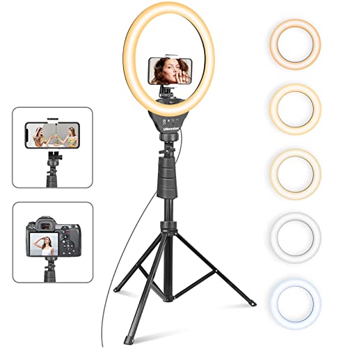 UBeesize 12'' Selfie Ring Light & Tripod Bundle