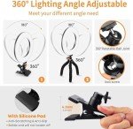 Dimmable LED Ring Light for Video Calls & Streaming