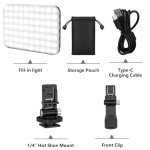 Rechargeable LED Clip Light for Phone & Laptop