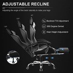 GTRACING Adjustable Gaming Chair with Footrest & Support