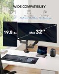 HUANUO Adjustable Dual Monitor Stand for Desks