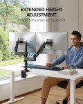 HUANUO Adjustable Dual Monitor Stand for Desks