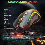 Redragon M602 Ergonomic RGB Wired Gaming Mouse