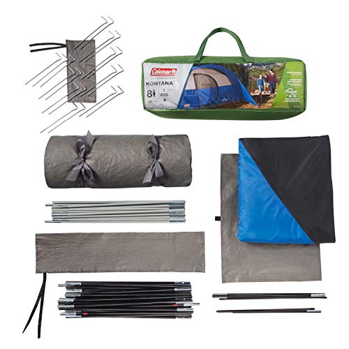 Coleman Montana Cabin Tent | 8-Person, Hinged Door