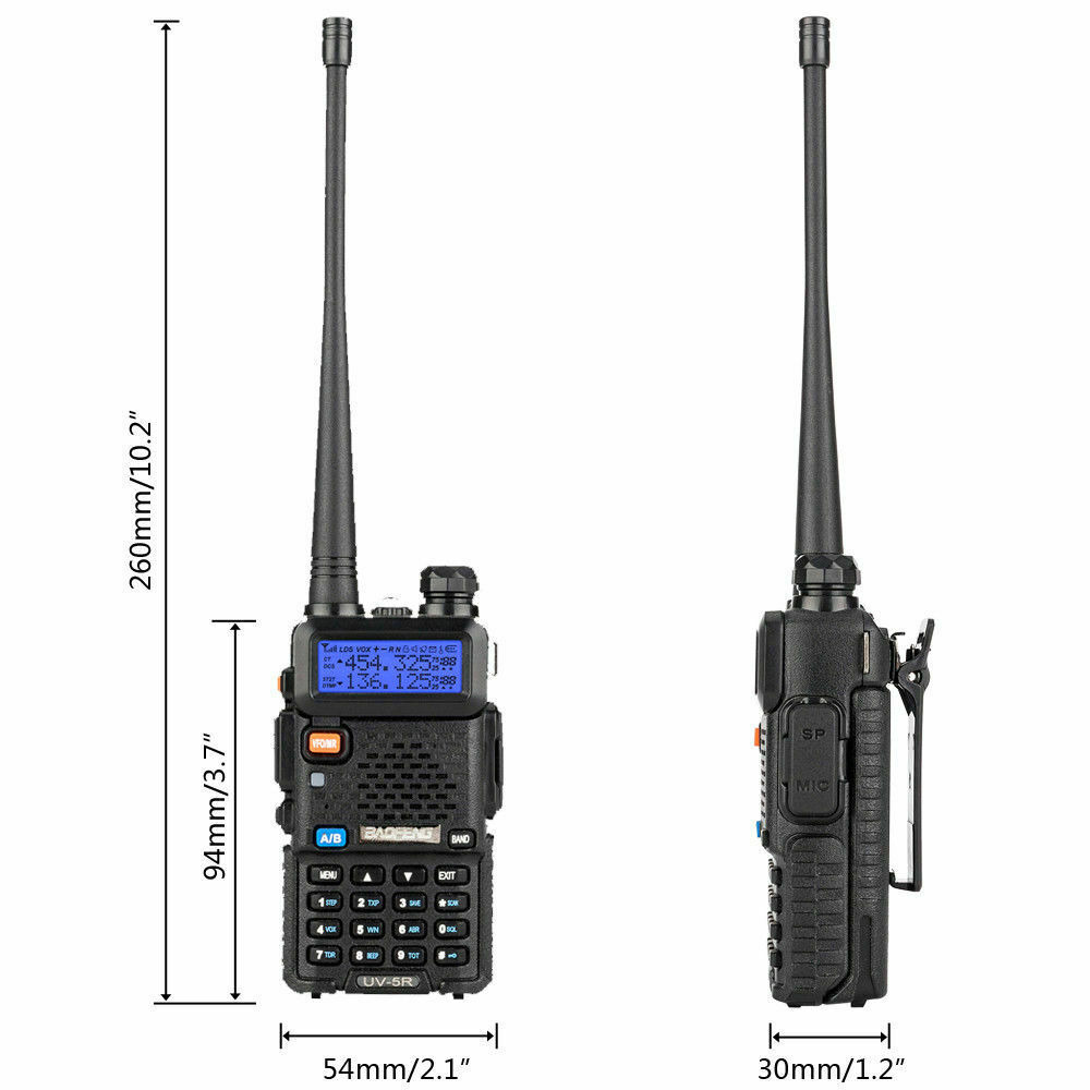 Baofeng UV-5R Dual Band Walkie Talkies