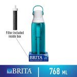Brita Filtered Water Bottle, Sea Glass, 26 oz