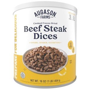 Freeze Dried Beef for Emergency Prepping