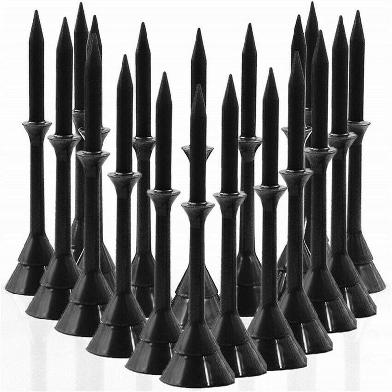 Unbreakable Plastic Golf Tees - 60 Pcs, 3 1/4 Inch