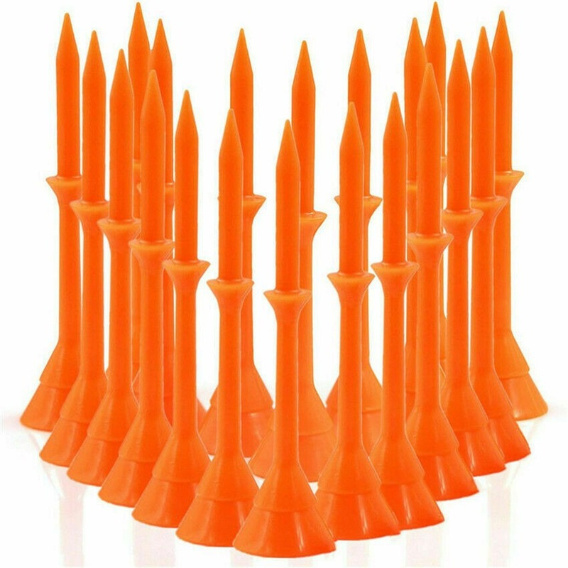 Unbreakable Plastic Golf Tees - 60 Pcs, 3 1/4 Inch