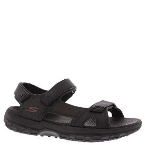Skechers Men's 600 Spikeless Golf Sandal Shoe, Black, 13