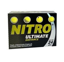 Nitro Golf Ultimate Distance Golf Balls, White, 45 Pack