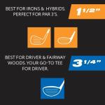 Pride Pro Tee System Golf Tees (50 Pack)