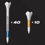 Pride Pro Tee System Golf Tees (50 Pack)
