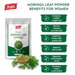 Organic Moringa Powder for Smoothies & Recipes