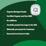 Organic Moringa Oleifera Leaf Powder 16oz