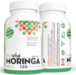 PlantVital Organic Moringa Leaf Capsules - 120 Count