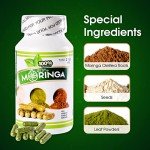 Moringa Oleifera Capsules 500MG - 100ct Non-GMO
