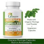 Grenera Moringa Capsules 2000 mg - 120 Veg Capsules