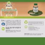 Pure Moringa Oleifera 120 Capsules - 800mg