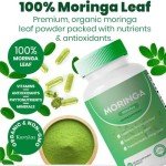 Nutrient-Rich Moringa Powder Capsules - 3 Pack