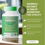 Nutrient-Rich Moringa Powder Capsules - 3 Pack