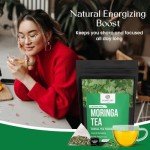 Blendart Moringa Tea Bags – 100 Count Herbal Tea