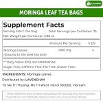 Lavendium 75 Moringa Leaf Herbal Tea Bags